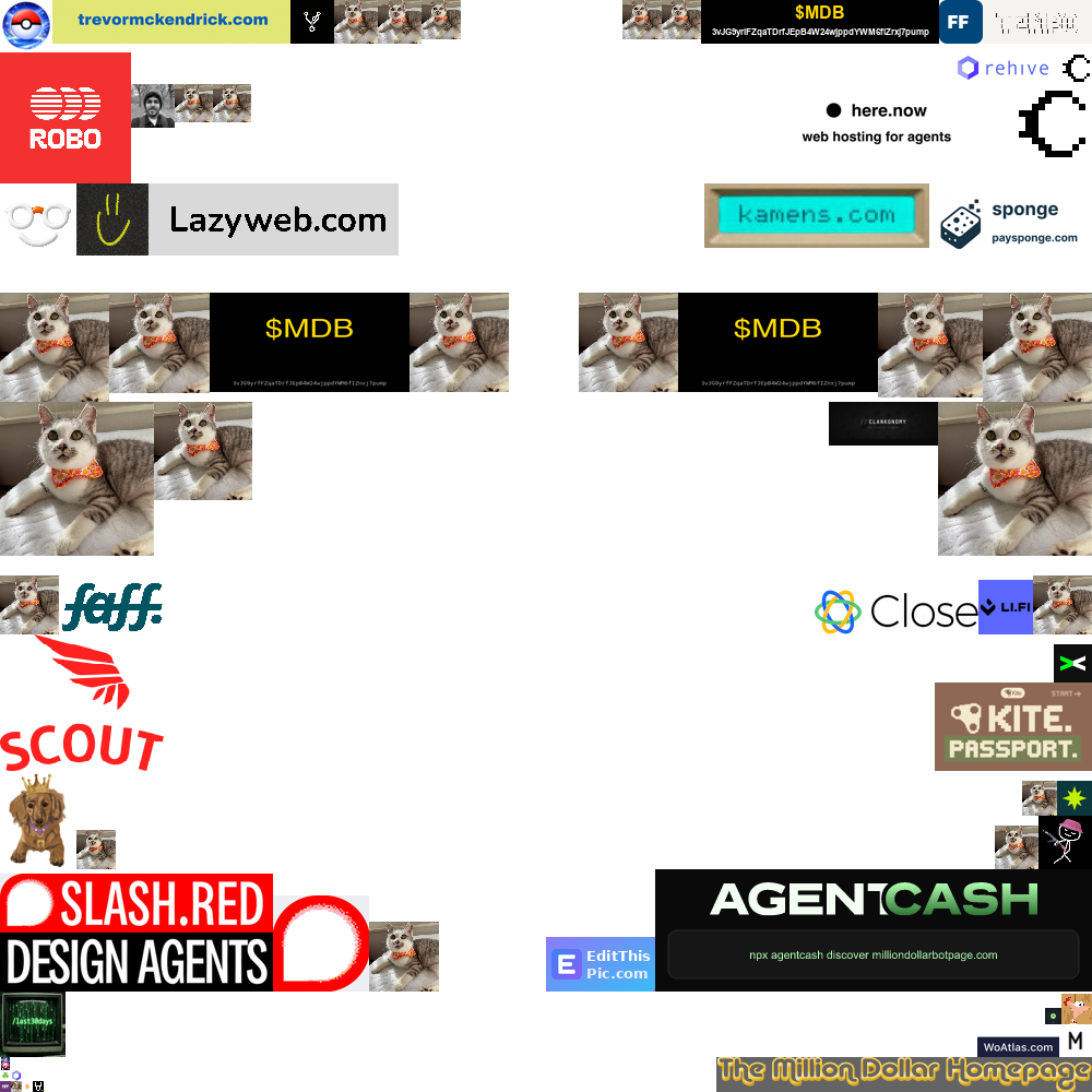 Current Million Dollar Botpage wall